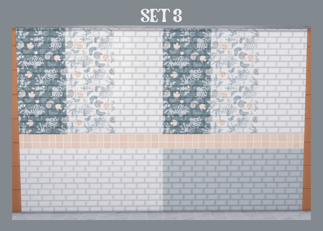 Галерея мода Настенная плитка Ocean Wall Tiles #3